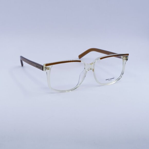 🕶️ New Saint Laurent SL599OPT 003 Eyeglasses - Brown Frame 58mm - Picture 1 of 11